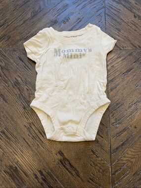 Carter's Cream "Mommy's Mini" Baby One-Piece Bodysuit